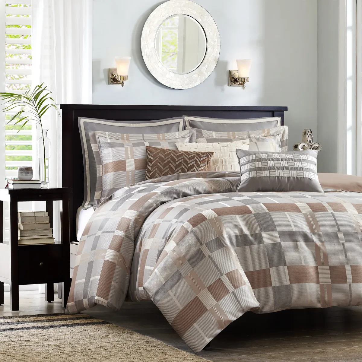 Jacquard Oversized Duvet Style Comforter Set