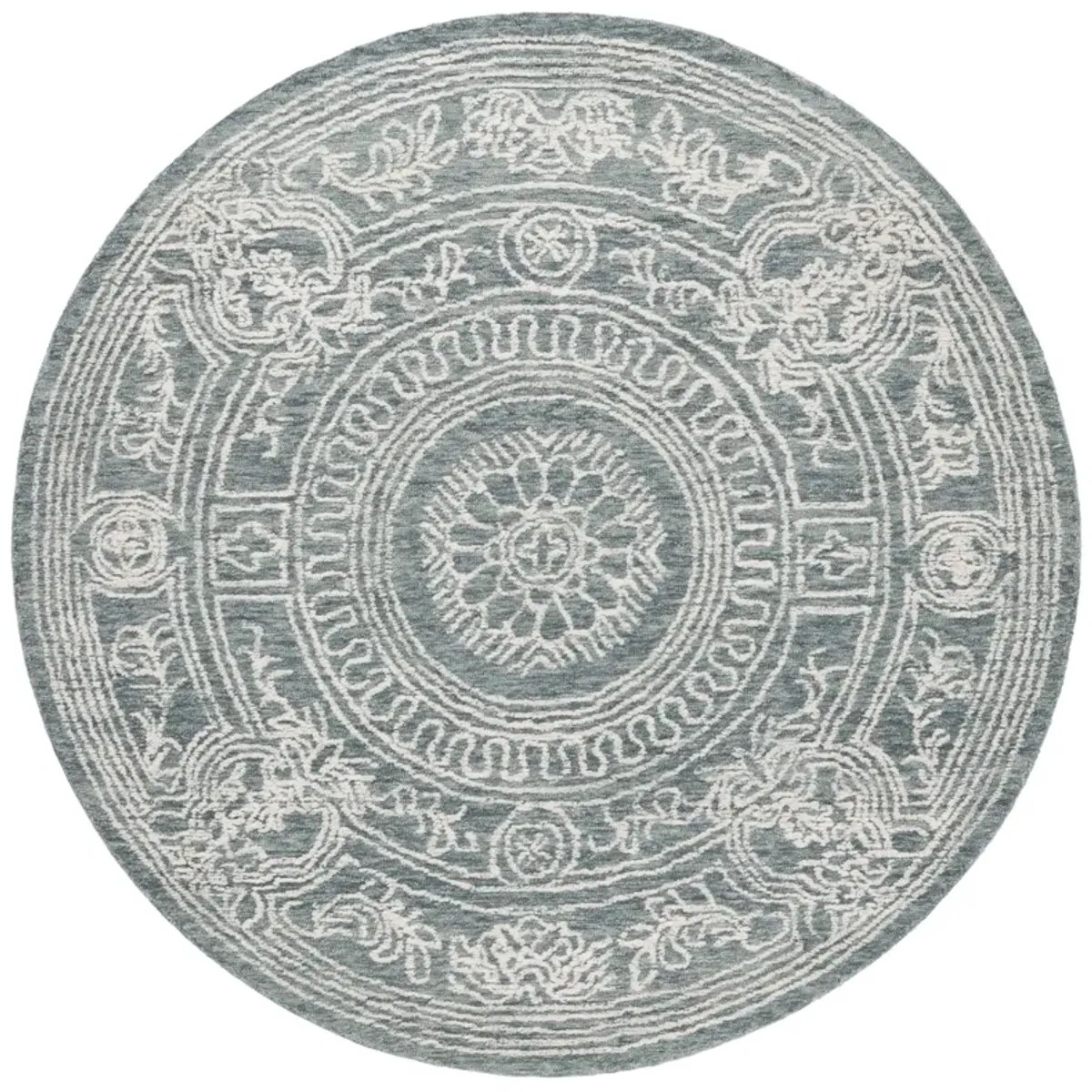 EBONY Hand Tufted 6' x 6' Round area rug