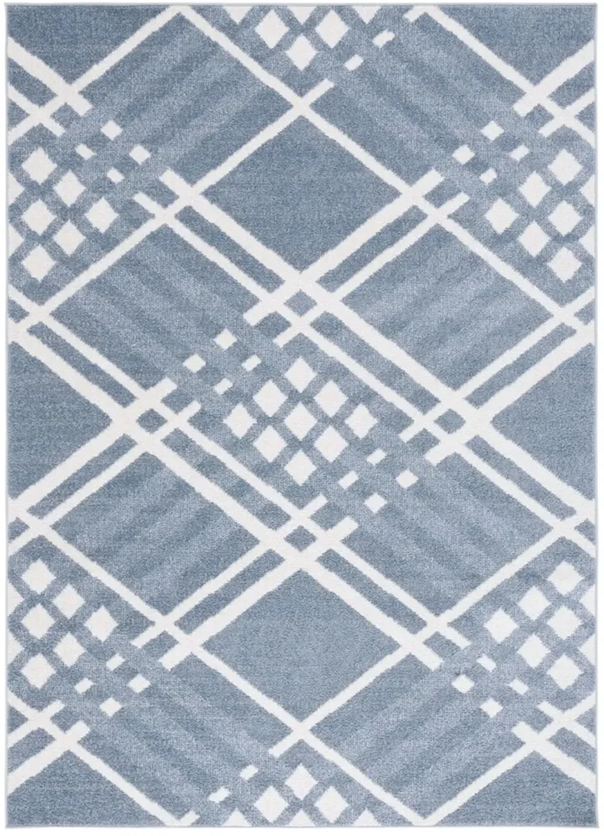 BLAIR WASHABLE 228 Blue 4' X 6' Small Rectangle Rug
