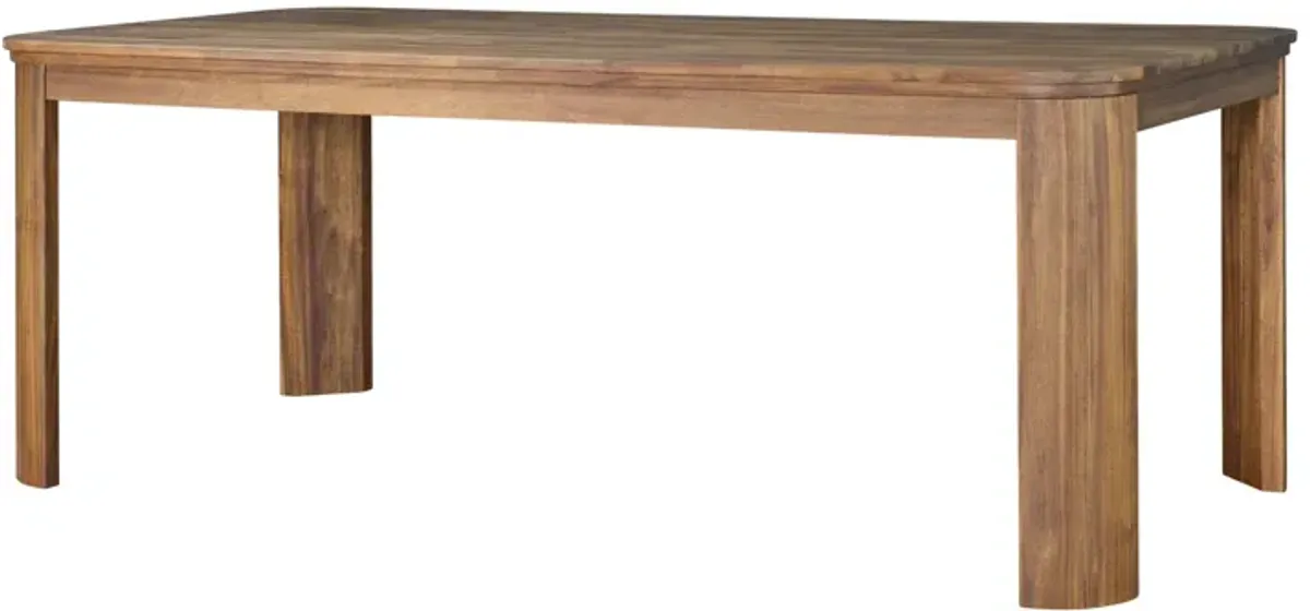 Wilmington KD 79" Dining Table, Brushed Brown