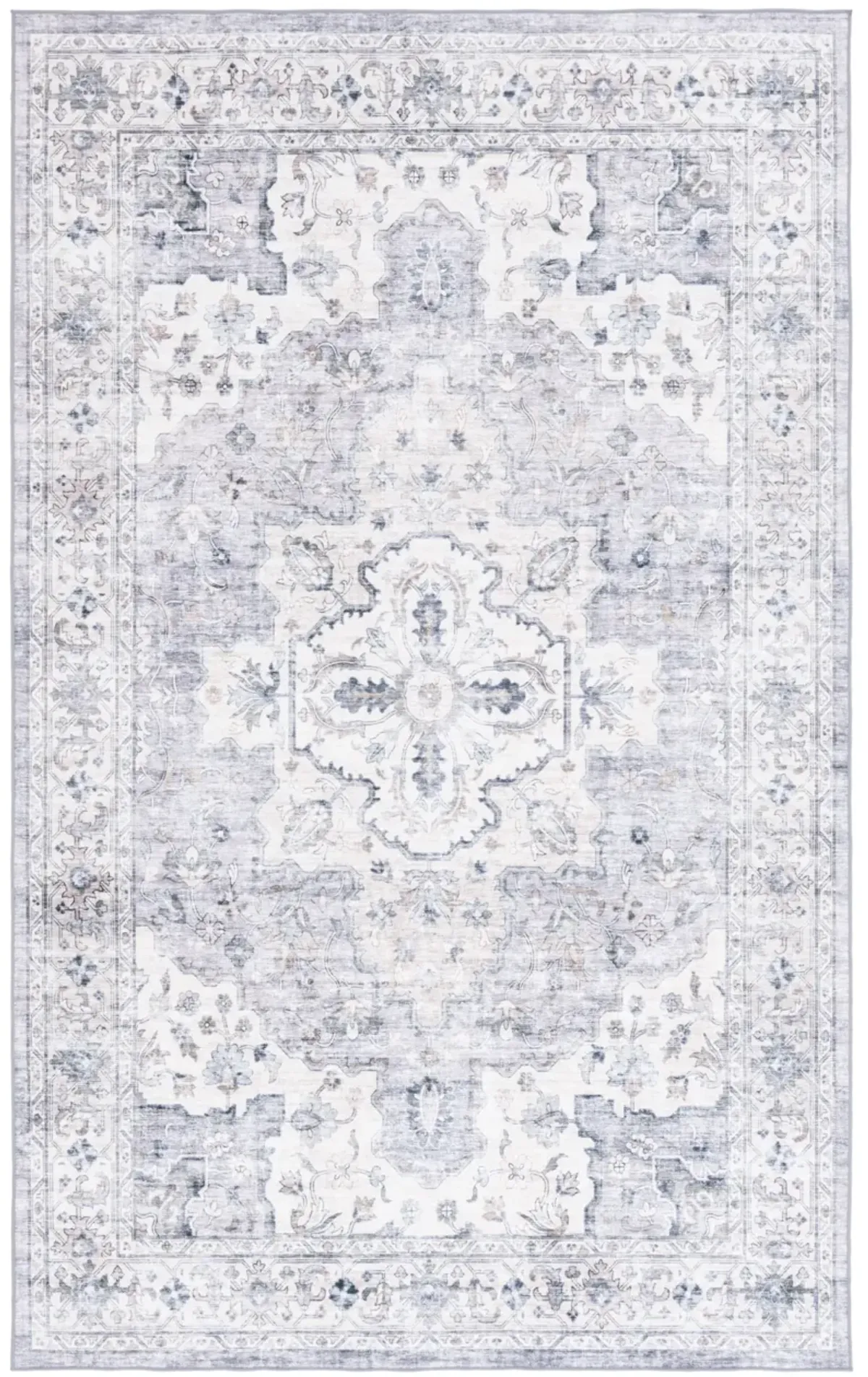 ARIZONA 520 LIGHT GREY  6' x 9' Medium Rectangle Rug