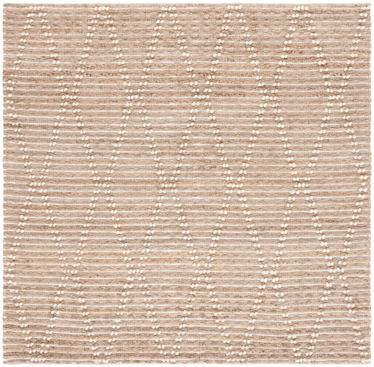 NATURAL FIBER 877 NATURAL  6' x 6' Square Square Rug