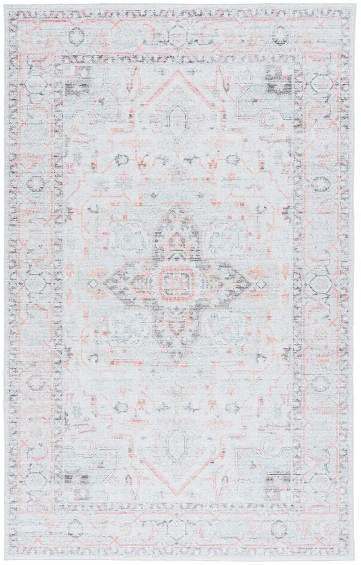 TUCSON 913 LIGHT GREY  4' x 6' Small Rectangle Rug