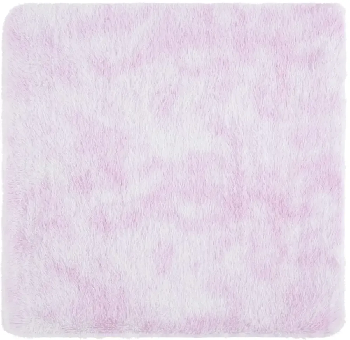 RAINBOW SHAG 100 PINK 4' x 4' Square Square Rug