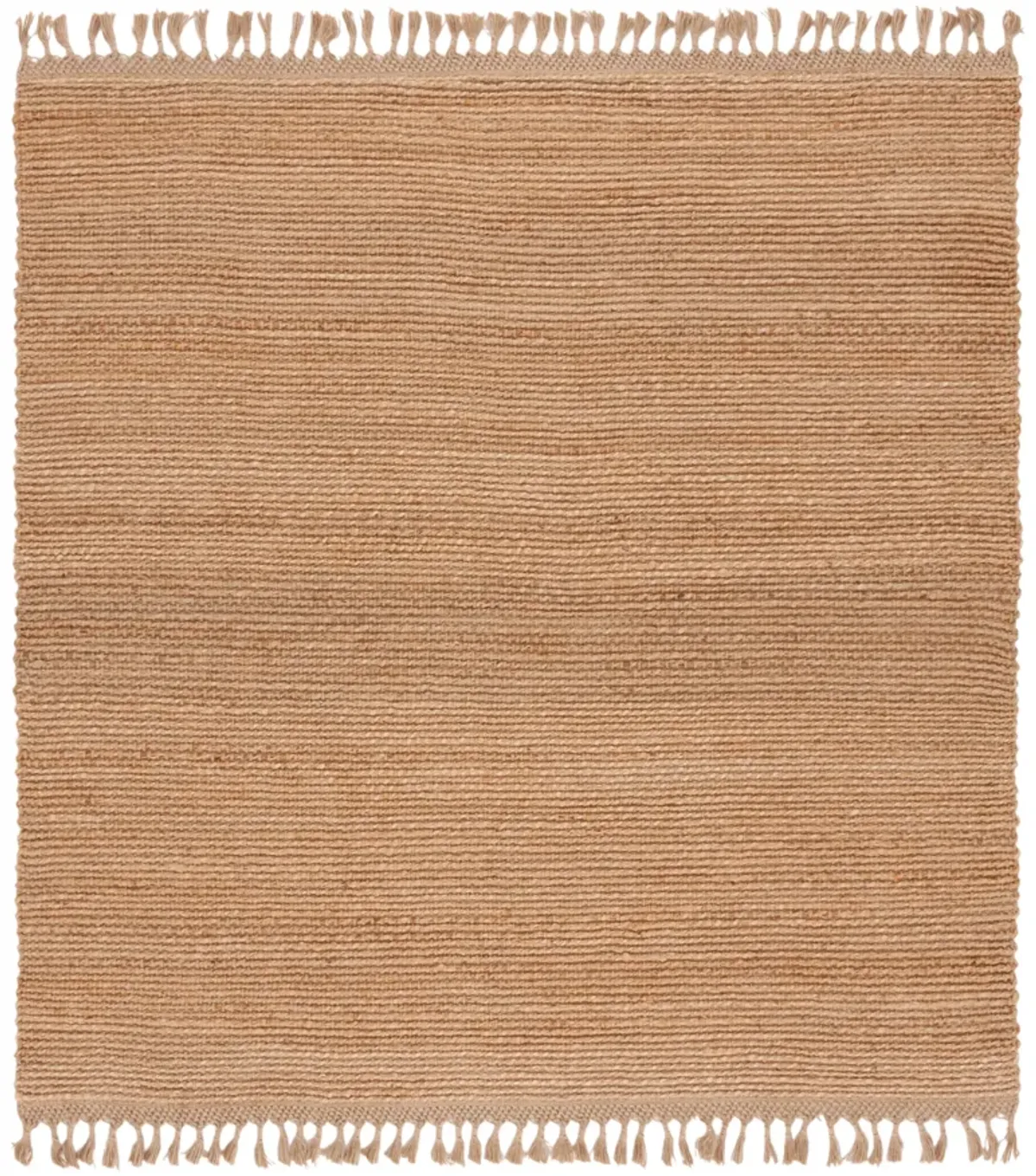 NATURAL FIBER Hand Woven 6' x 6' Square area rug