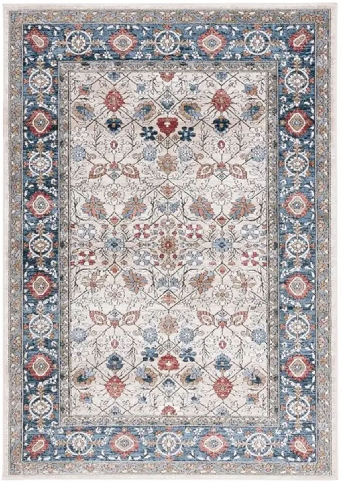 ROSEWOOD 106 Blue 8' X 10' Large Rectangle Rug