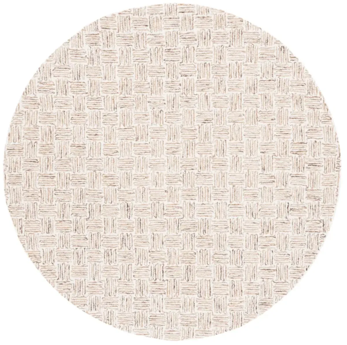 MICRO-LOOP Hand Tufted 5' x 5' Round area rug