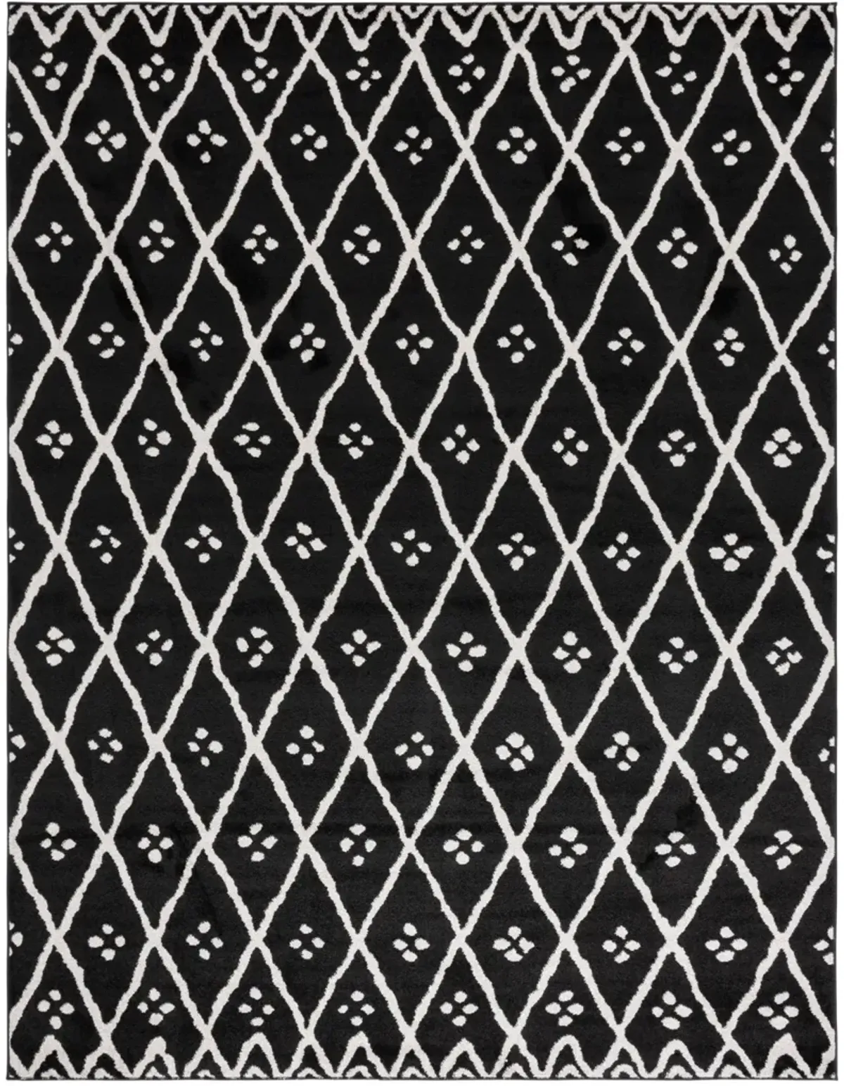 AMHERST 442 BLACK  6' x 9' Medium Rectangle Rug