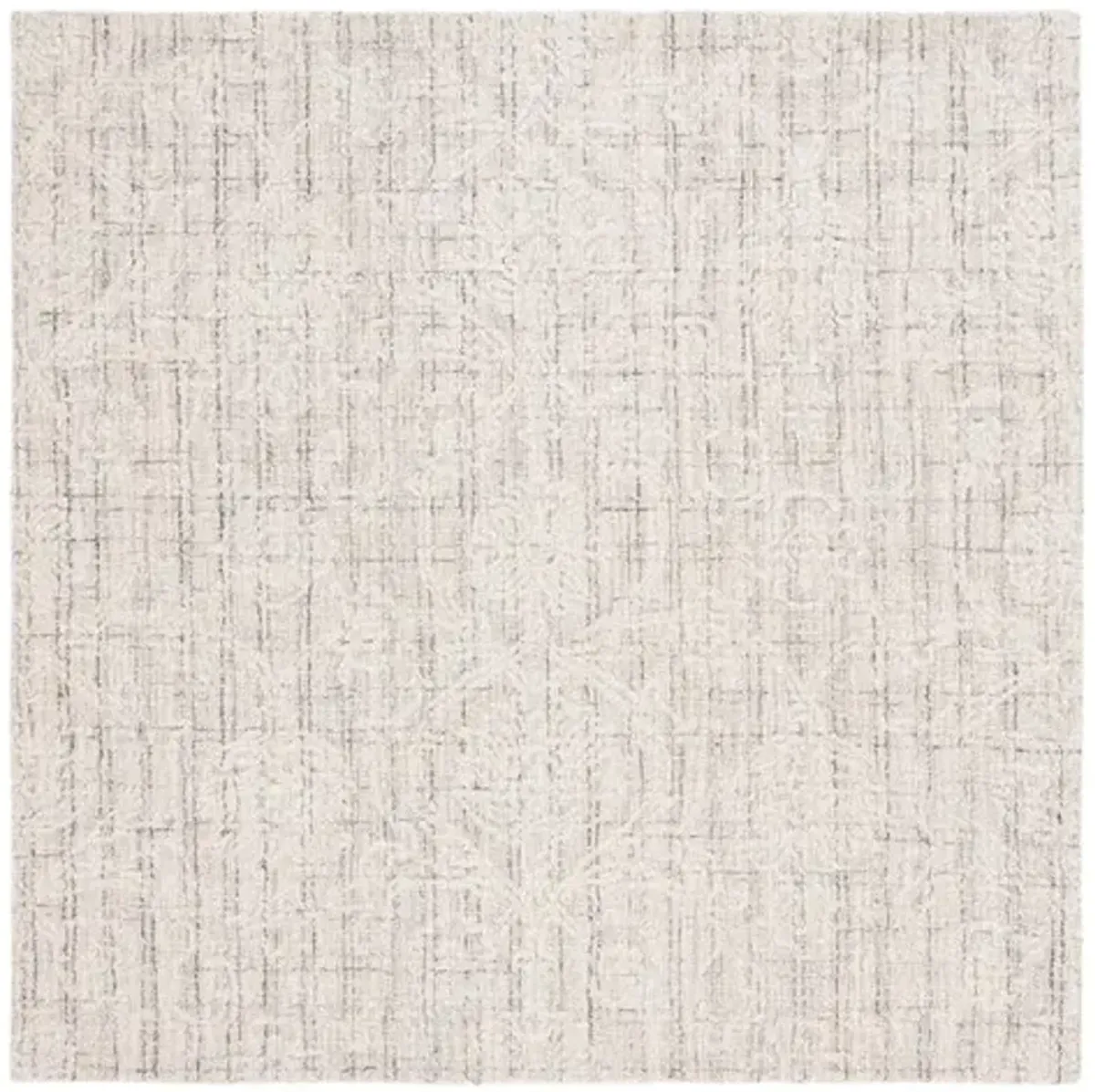 EBONY 111 Grey  6' X 6' Square Square Rug