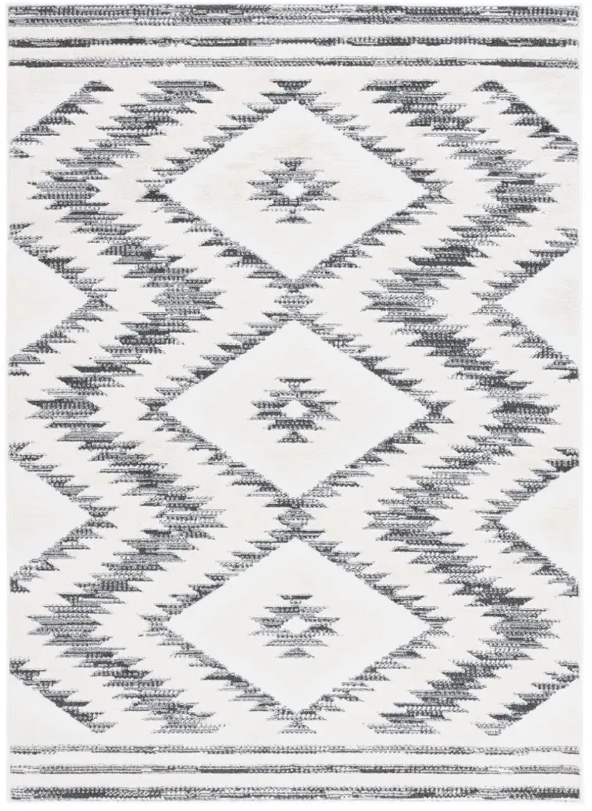 ALAMO 737 Grey 4' X 6' Small Rectangle Rug