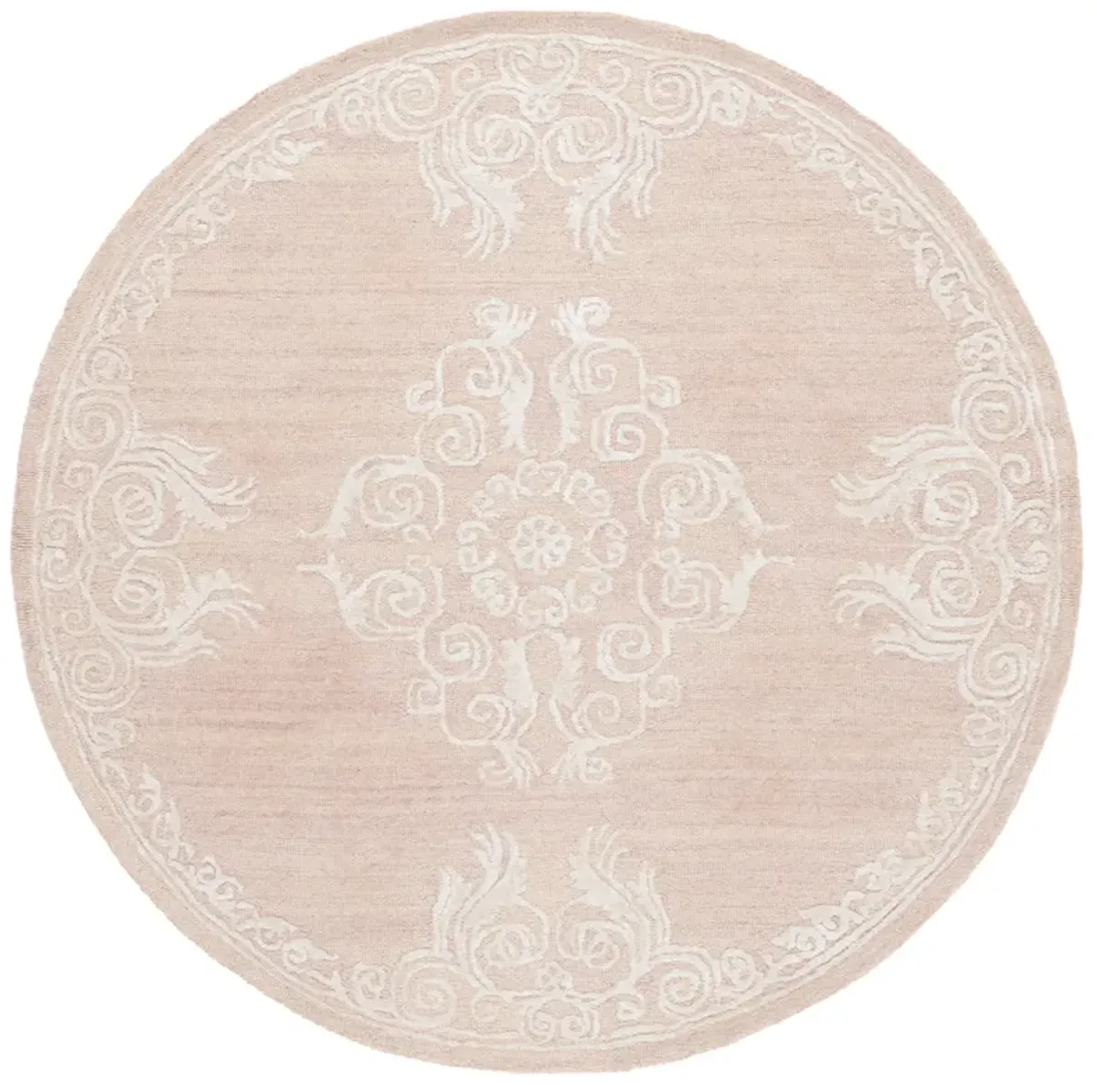 GLAMOUR Hand Tufted 6' x 6' Round area rug