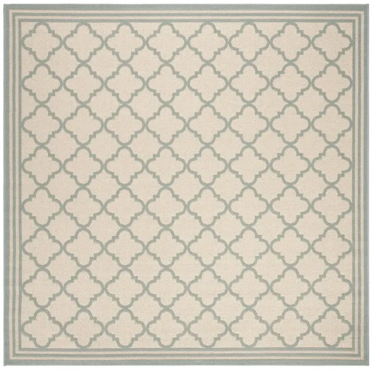 BEACH HOUSE 121 Blue 8' X 8' Square Square Rug
