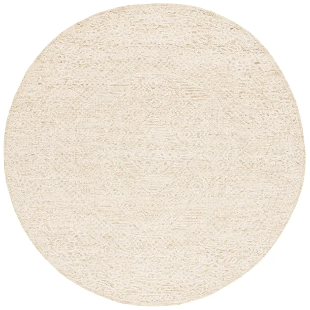 TEXTURAL Hand Tufted 6' x 6' Round area rug