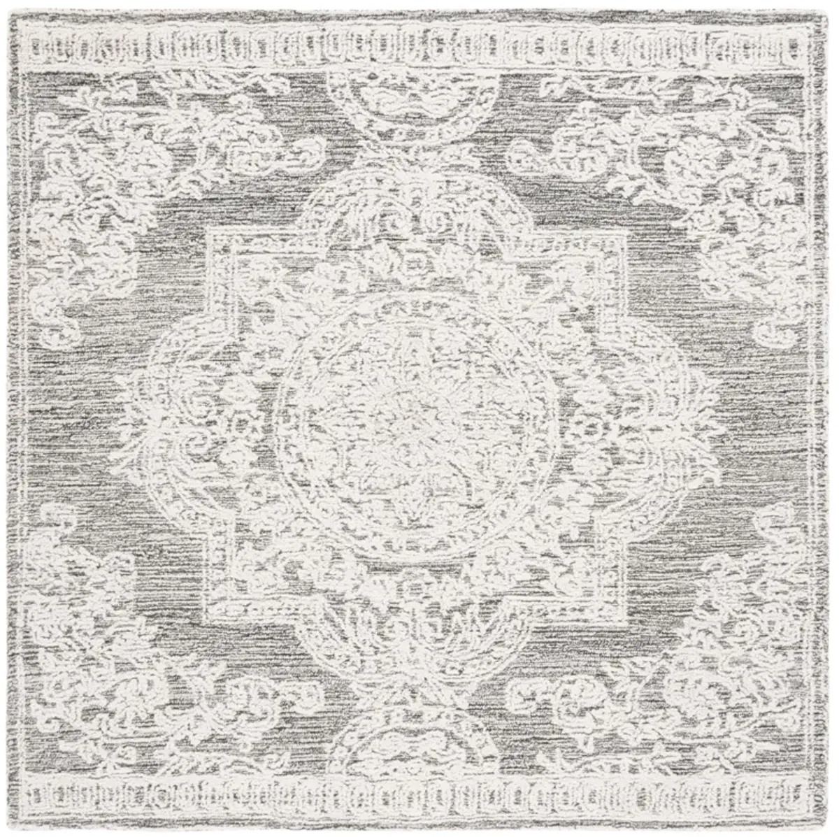 ABSTRACT Hand Tufted 6' x 6' Square area rug
