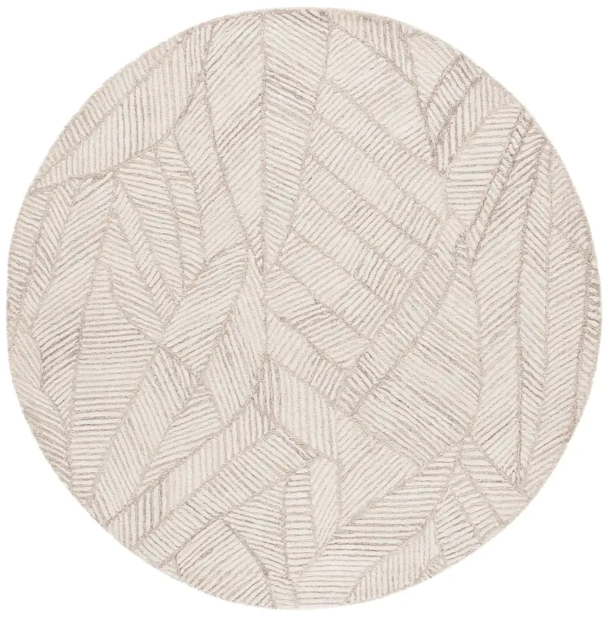 EBONY Hand Tufted 6' x 6' Round area rug