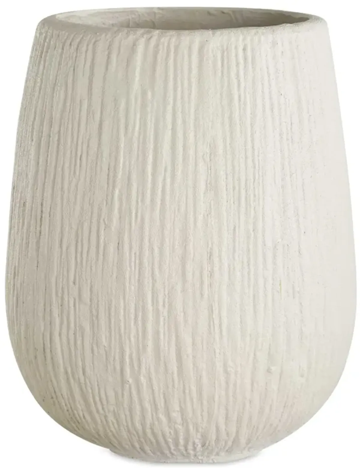 Rustic Ridge Off-White Outdoor Planter