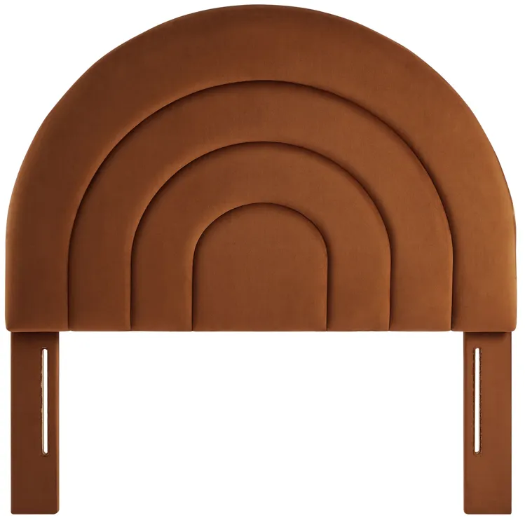 Solana Arched Performance Velvet Twin Headboard By Modway