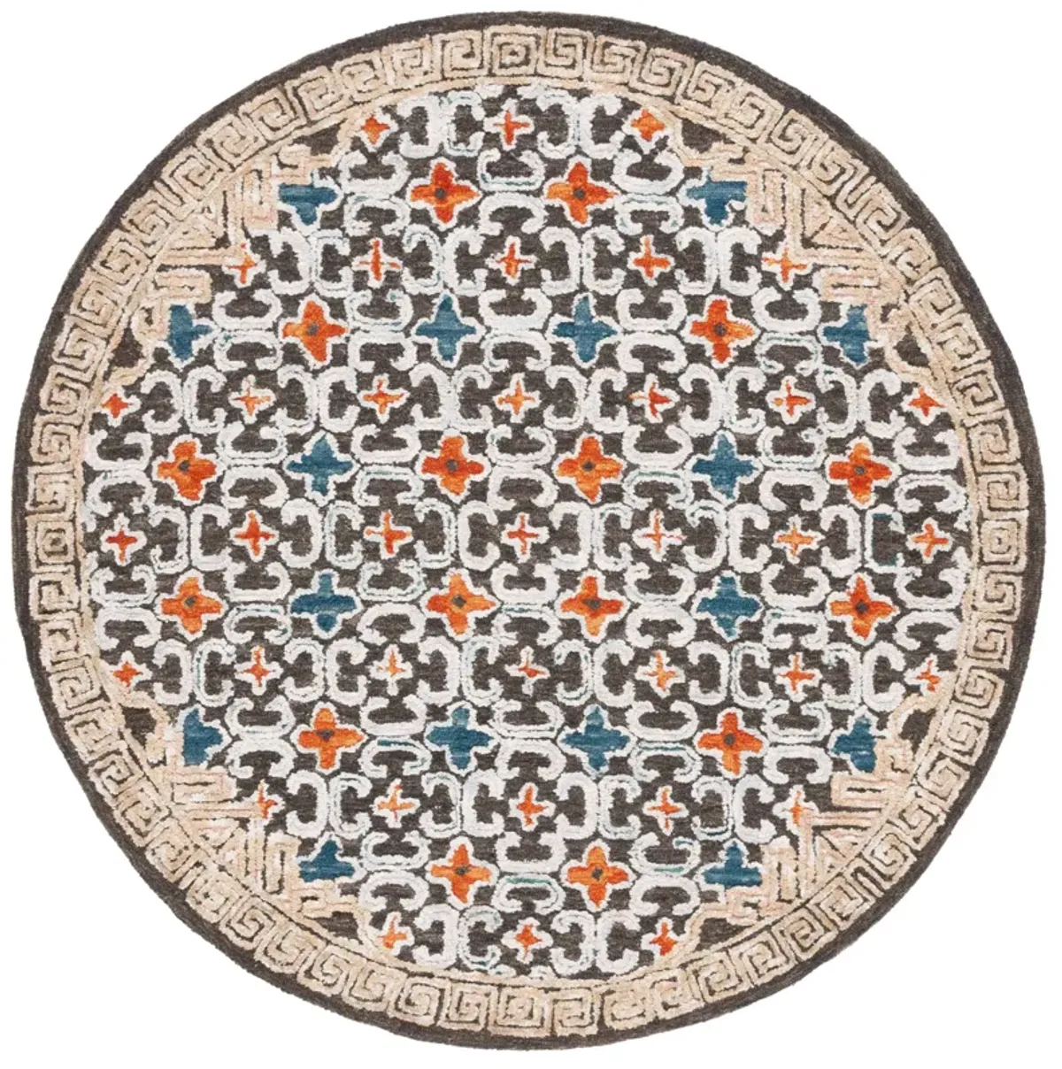 ASPEN Hand Tufted 6' x 6' Round area rug