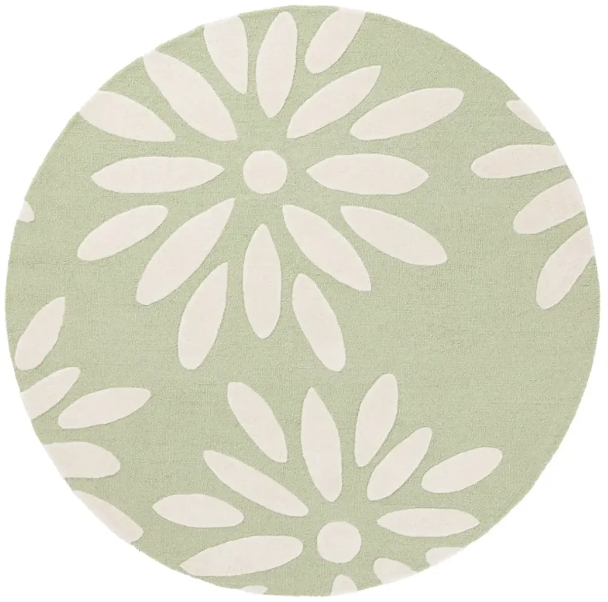 SAFAVIEH KIDS Hand Tufted 6' x 6' Round area rug