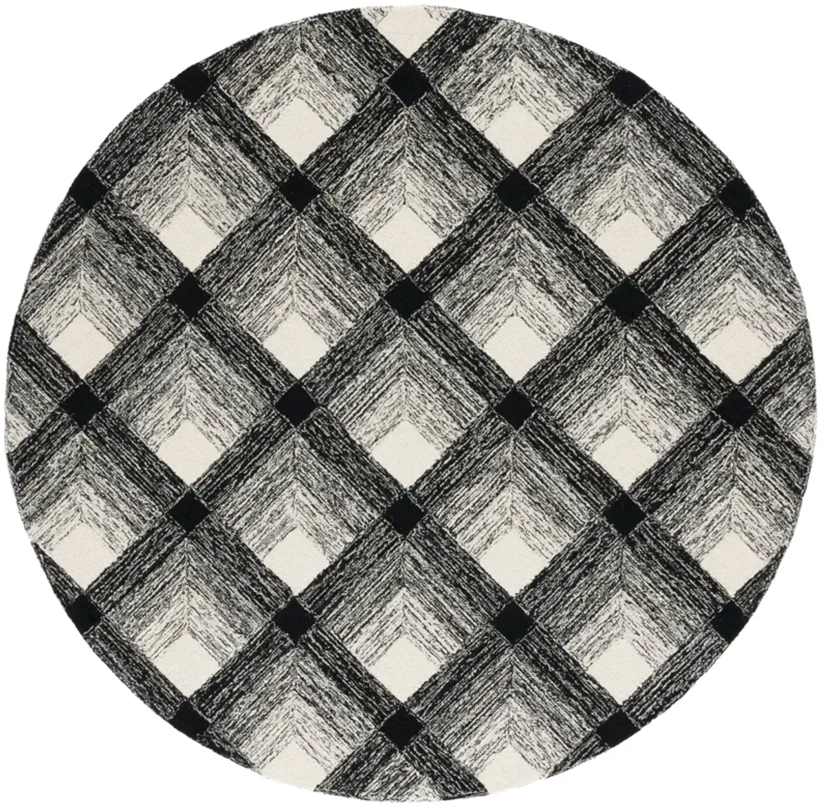 METRO Hand Tufted 6' x 6' Round area rug