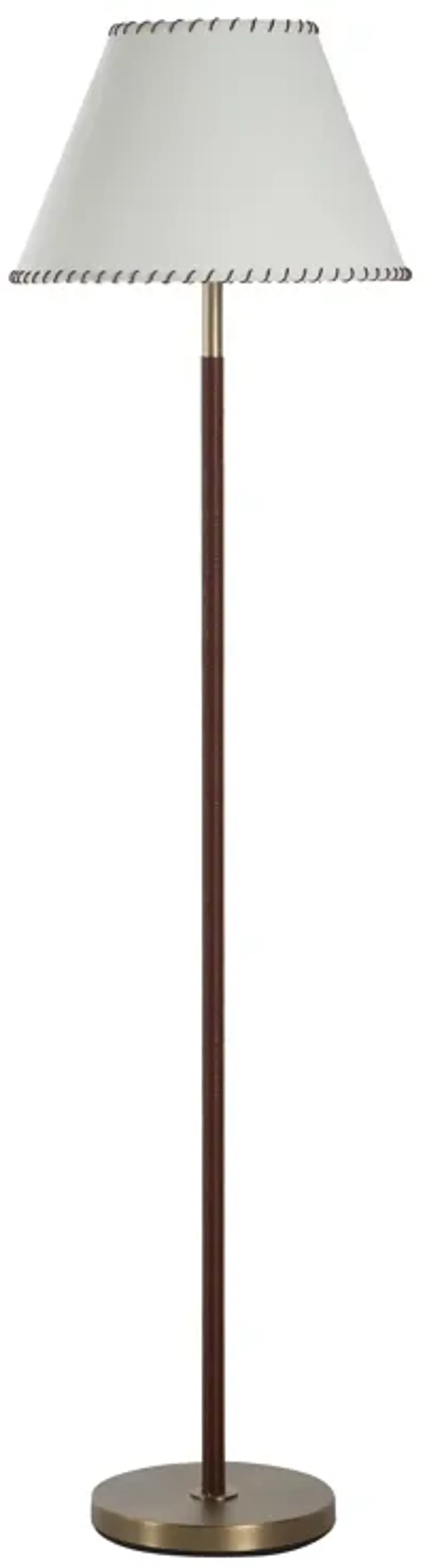 Elea 61.0" Height Floor Lamps, Dark Antique Brushed Brass