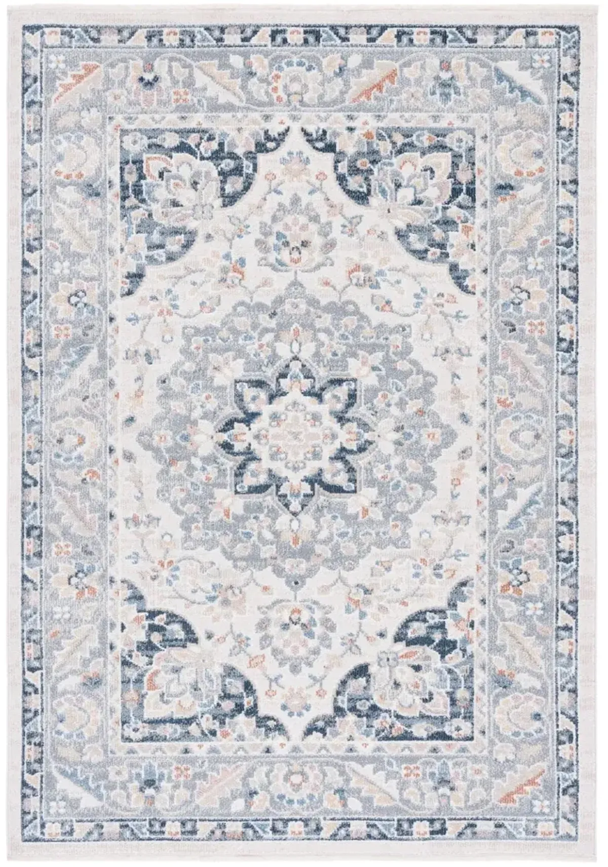 BLAIR WASHABLE 204 Blue 4' X 6' Small Rectangle Rug