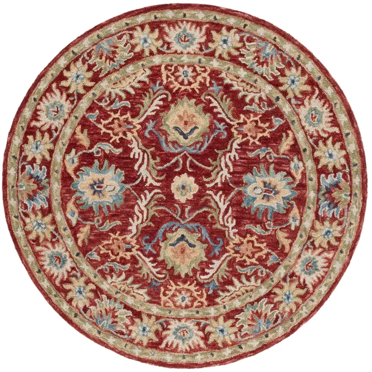 BLOSSOM Hand Tufted 6' x 6' Round area rug