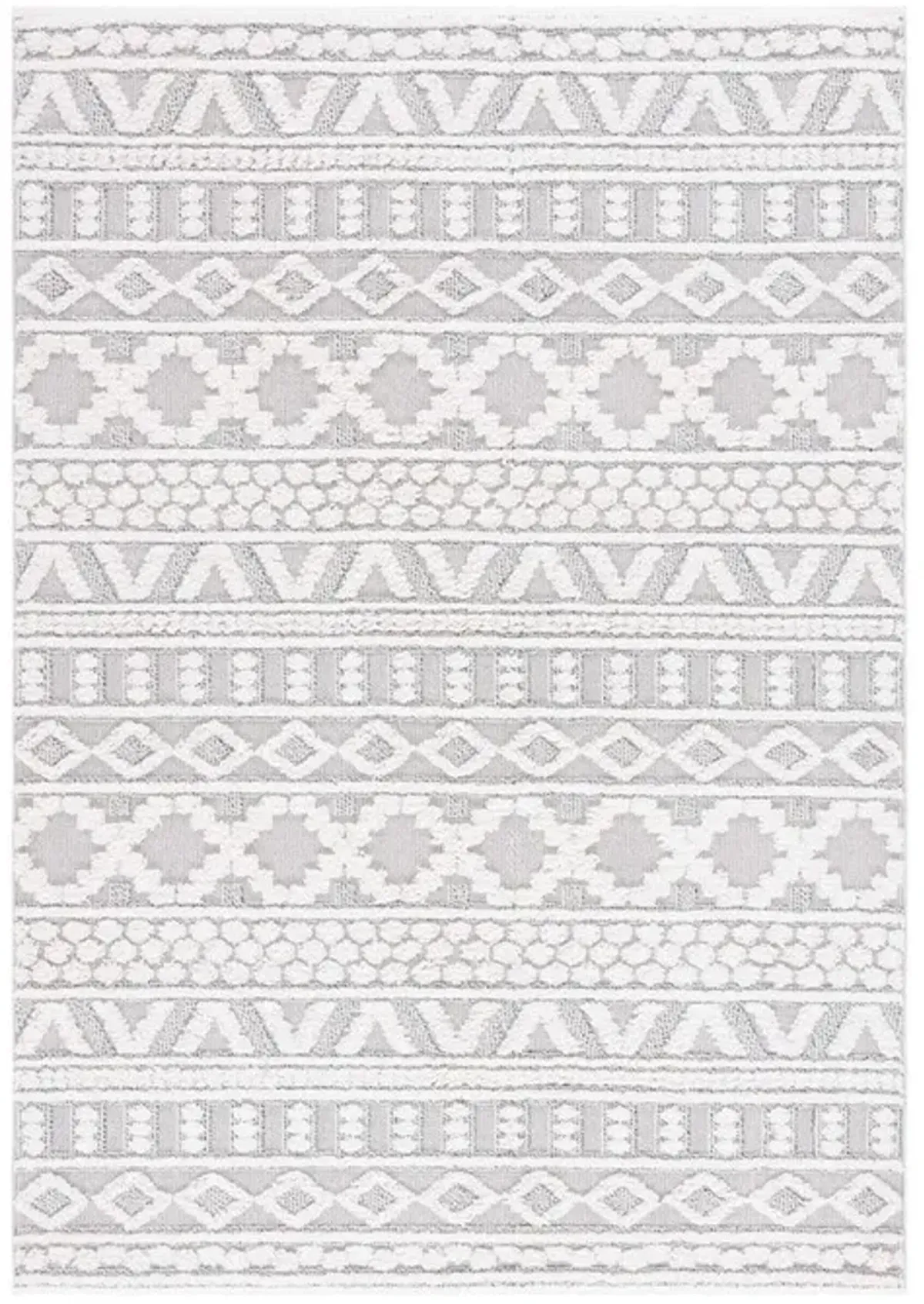 TRENDS 124 Grey  4' X 6' Small Rectangle Rug