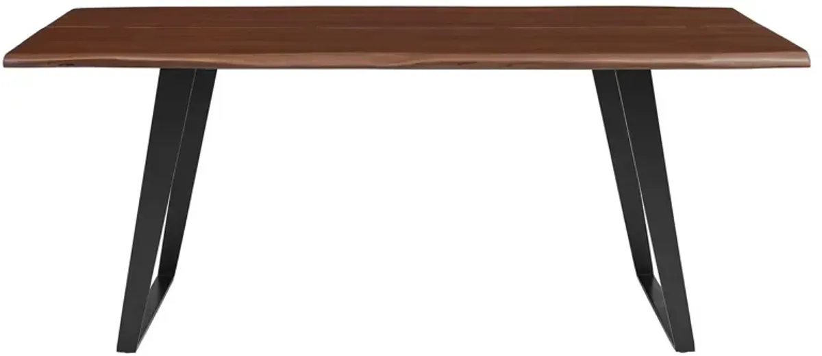 Viggo 74" Live Edge Acacia Wood Dining Table