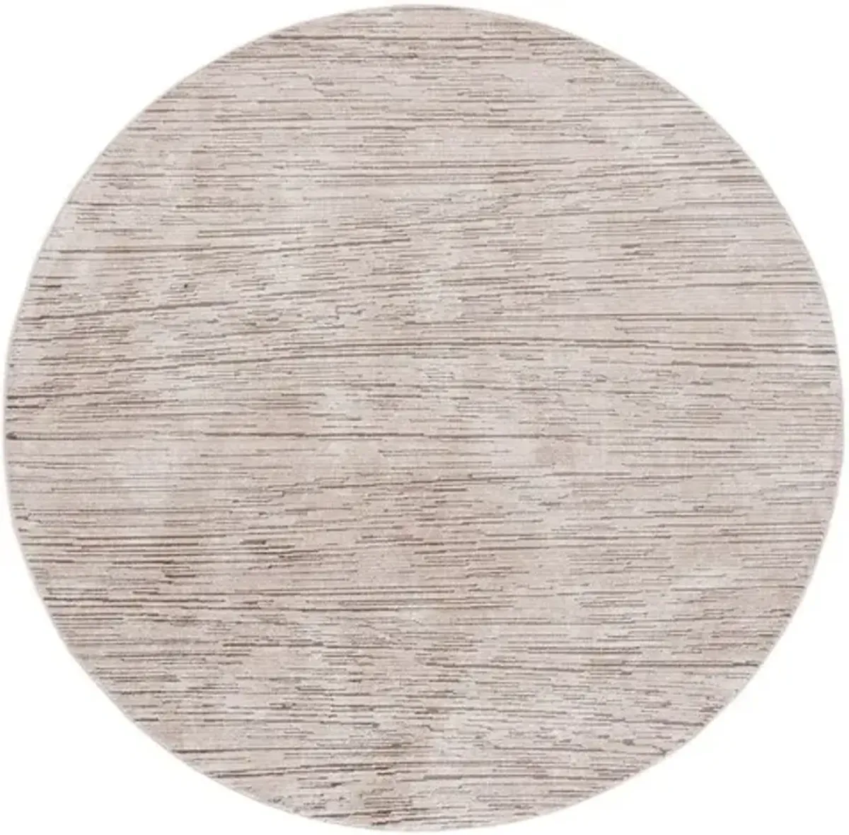 WHISPER 810 Beige 6'-7' X 6'-7' Round Round Rug