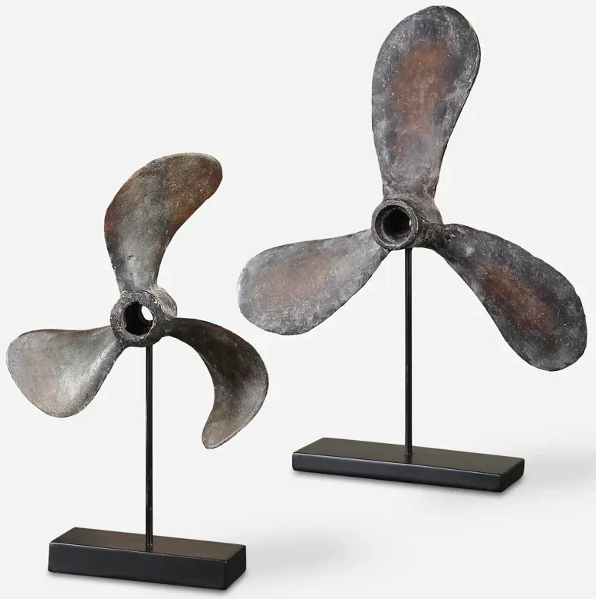 Propellers Rust Sculptures, S/2