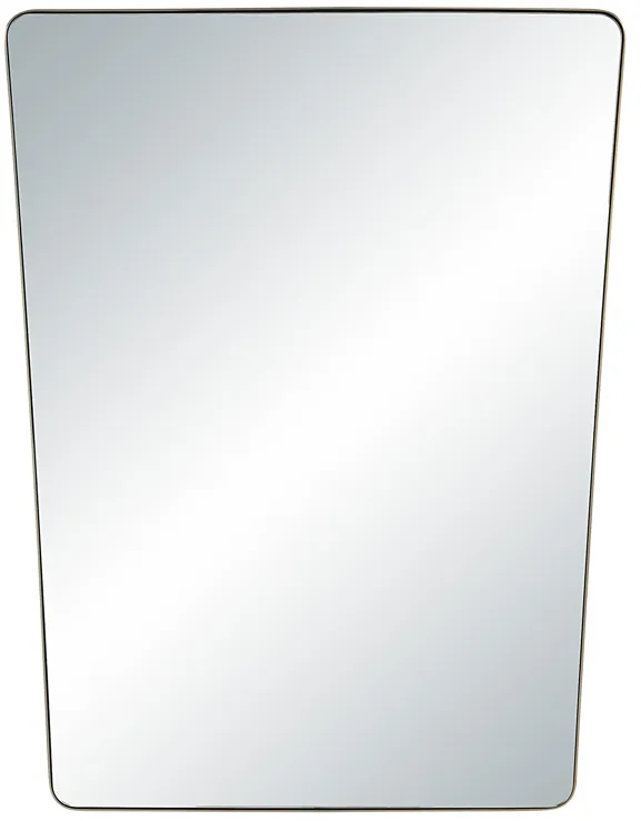 Mily 36" H x 28" W Wall Mirror, Yellow