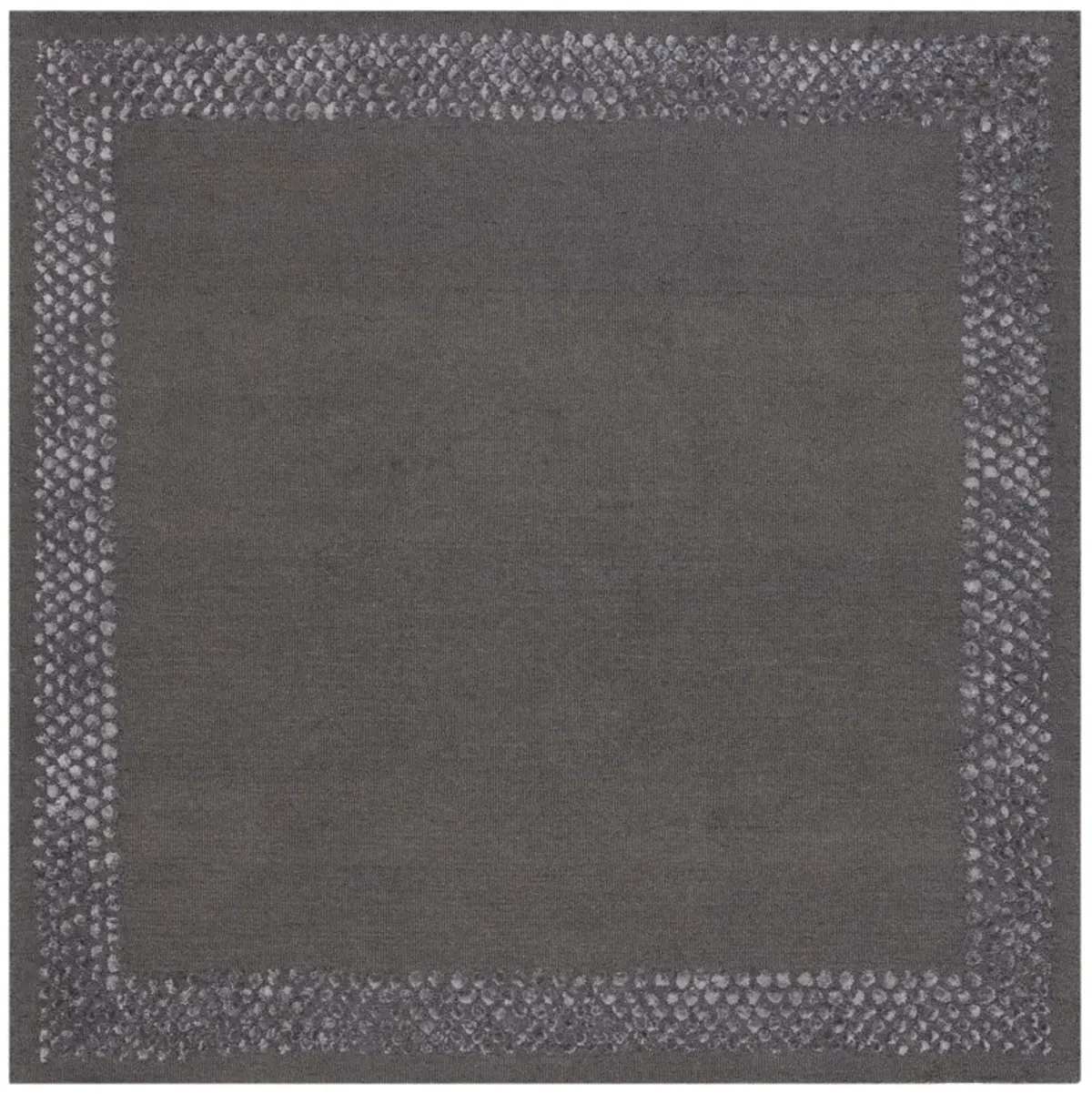 GLAMOUR Hand Tufted 6' x 6' Square area rug