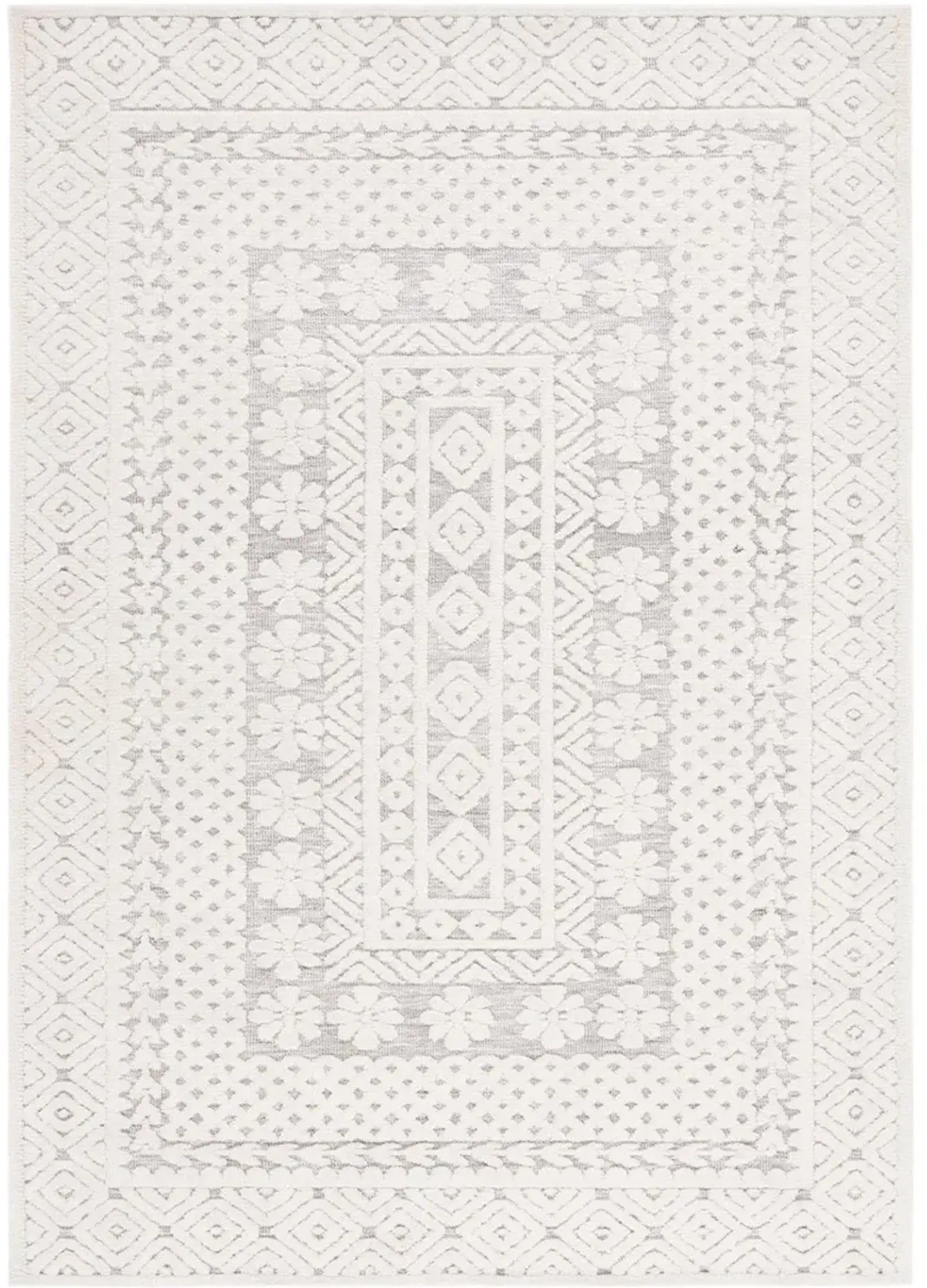 AUDREY 105 Grey 5' x 7' Medium Rectangle Rug