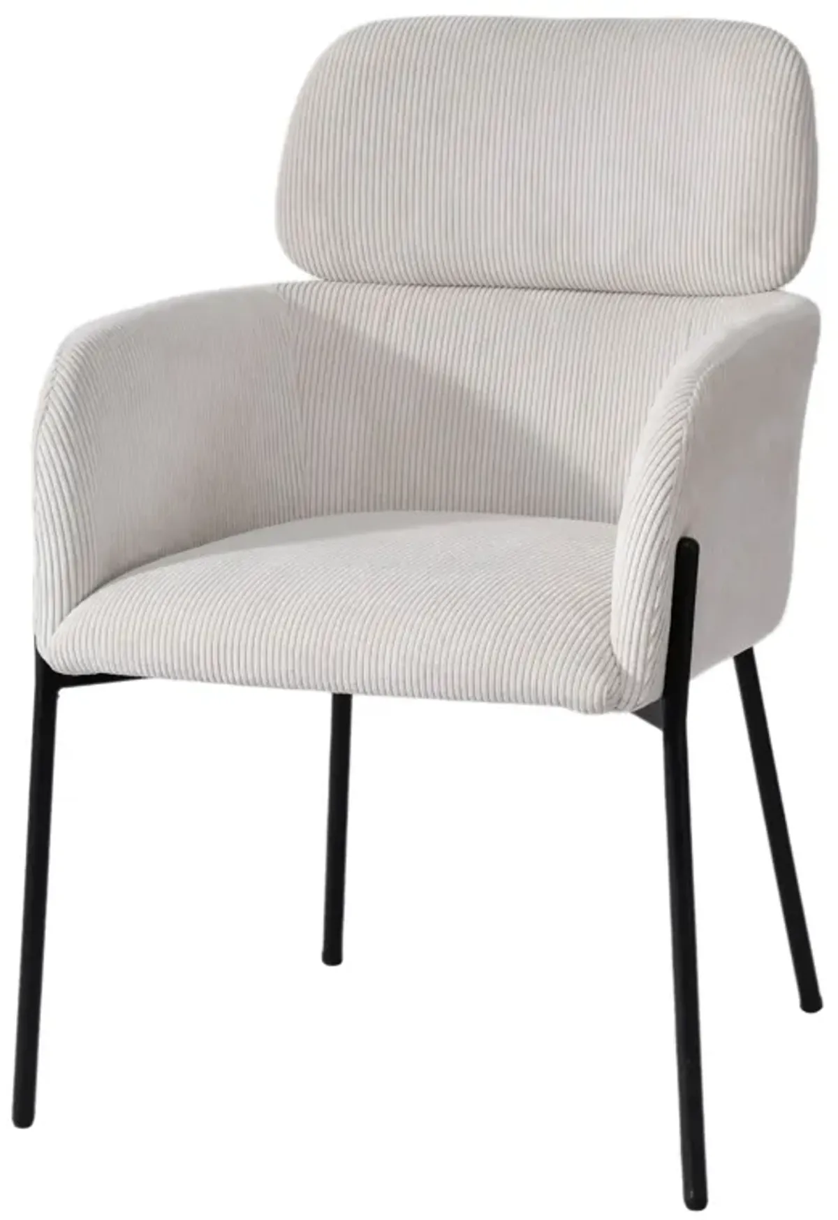 Allegra Dining Chair - Corduroy White