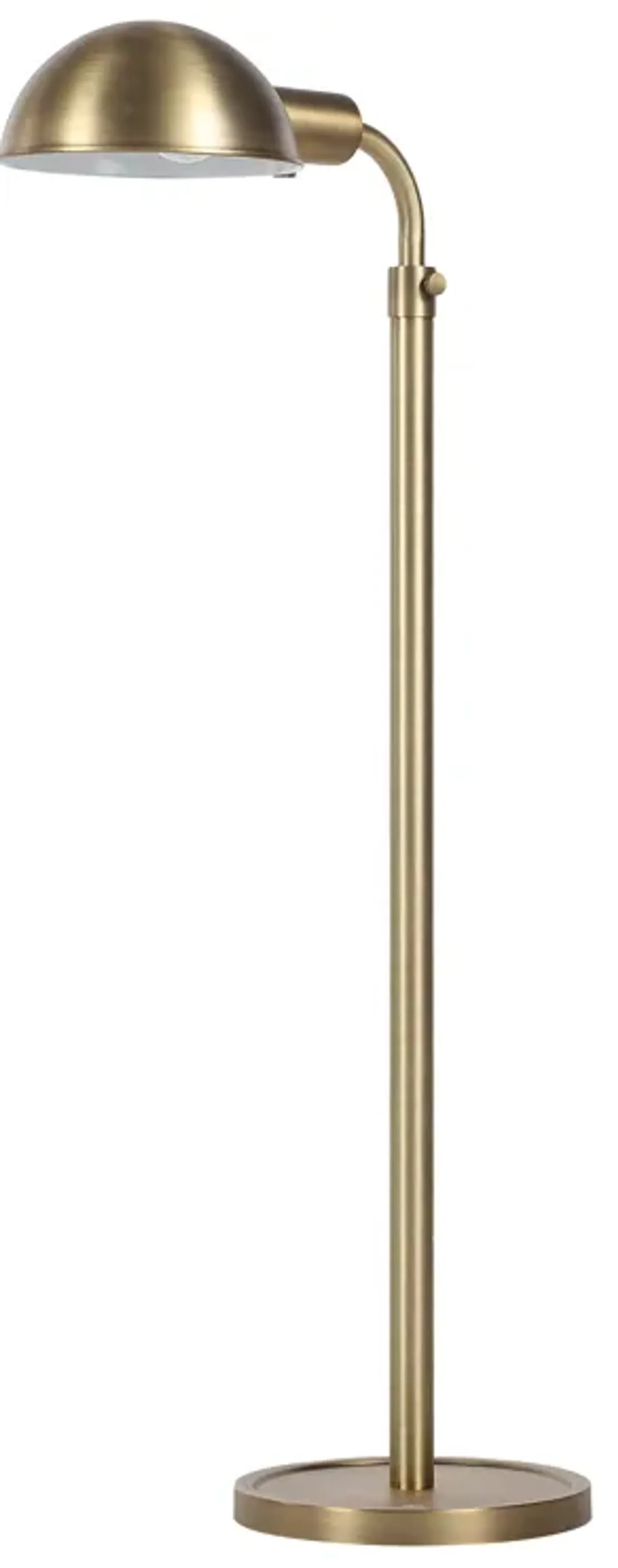 Cos 45-60" ADJ Height Floor Lamp, Dark Antique Brushed Brass