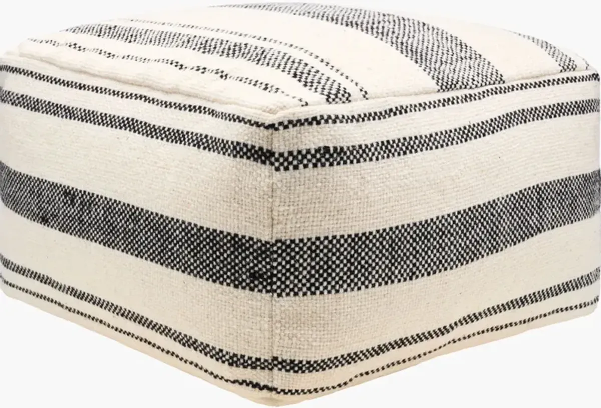 Julio JUPF-001 14"H x 24"W x 24"D Pouf
