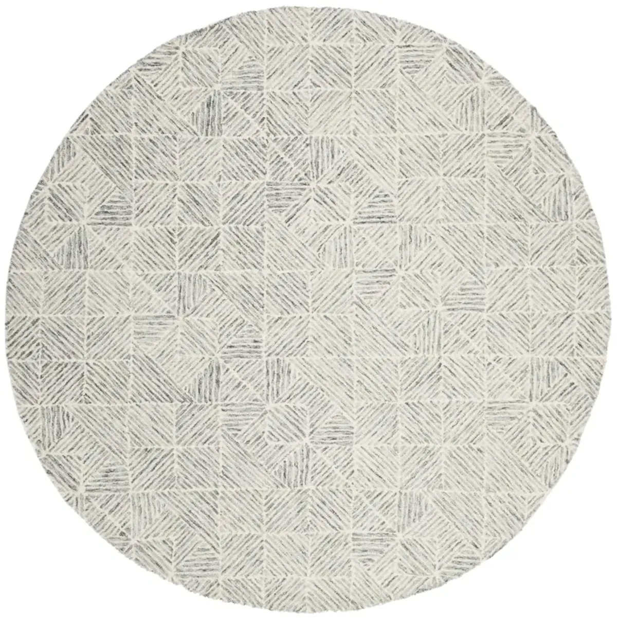 ABSTRACT 763 GREEN  10' x 10' Round Round Rug