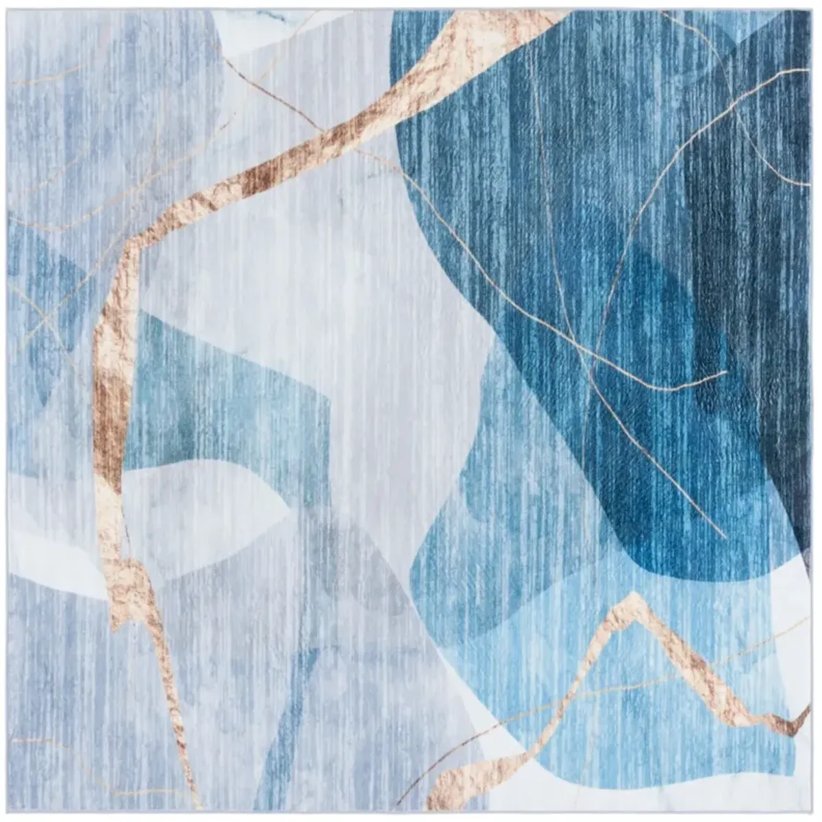 SANTA MONICA 836 BLUE  6' x 6' Square Square Rug