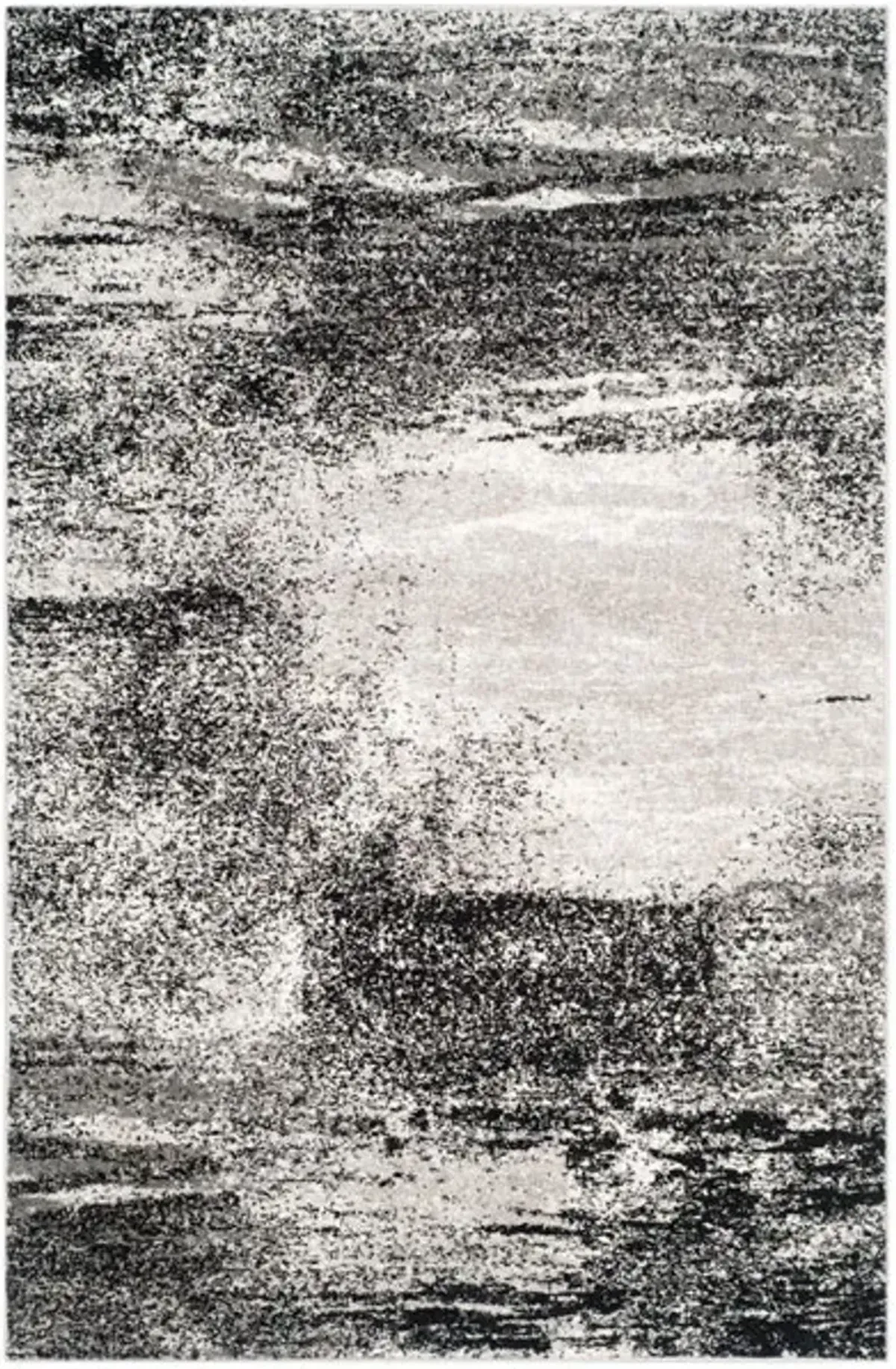 Adirondack Contemporary Silver / Multi 2'-1" X 8' Powerloomed Rug