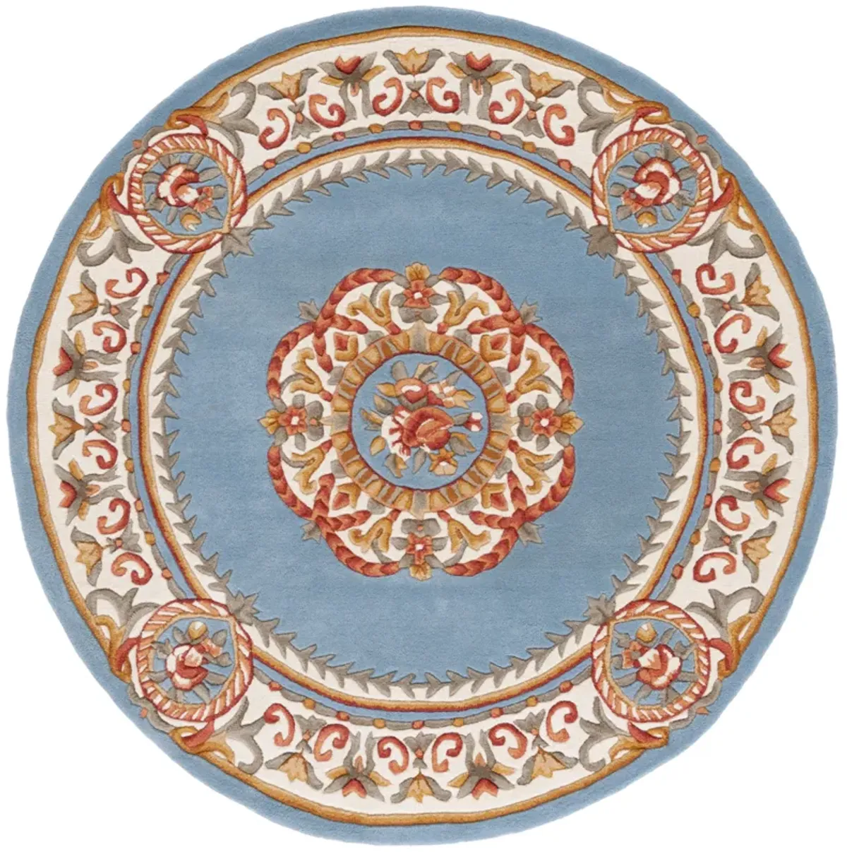 NAPLES Hand Tufted 6' x 6' Round area rug