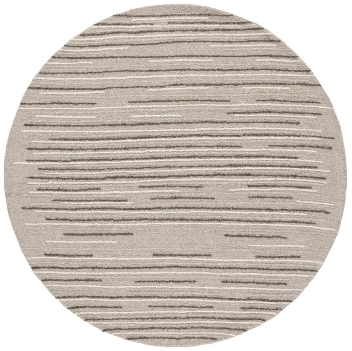 EBONY Hand Tufted 6' x 6' Round area rug