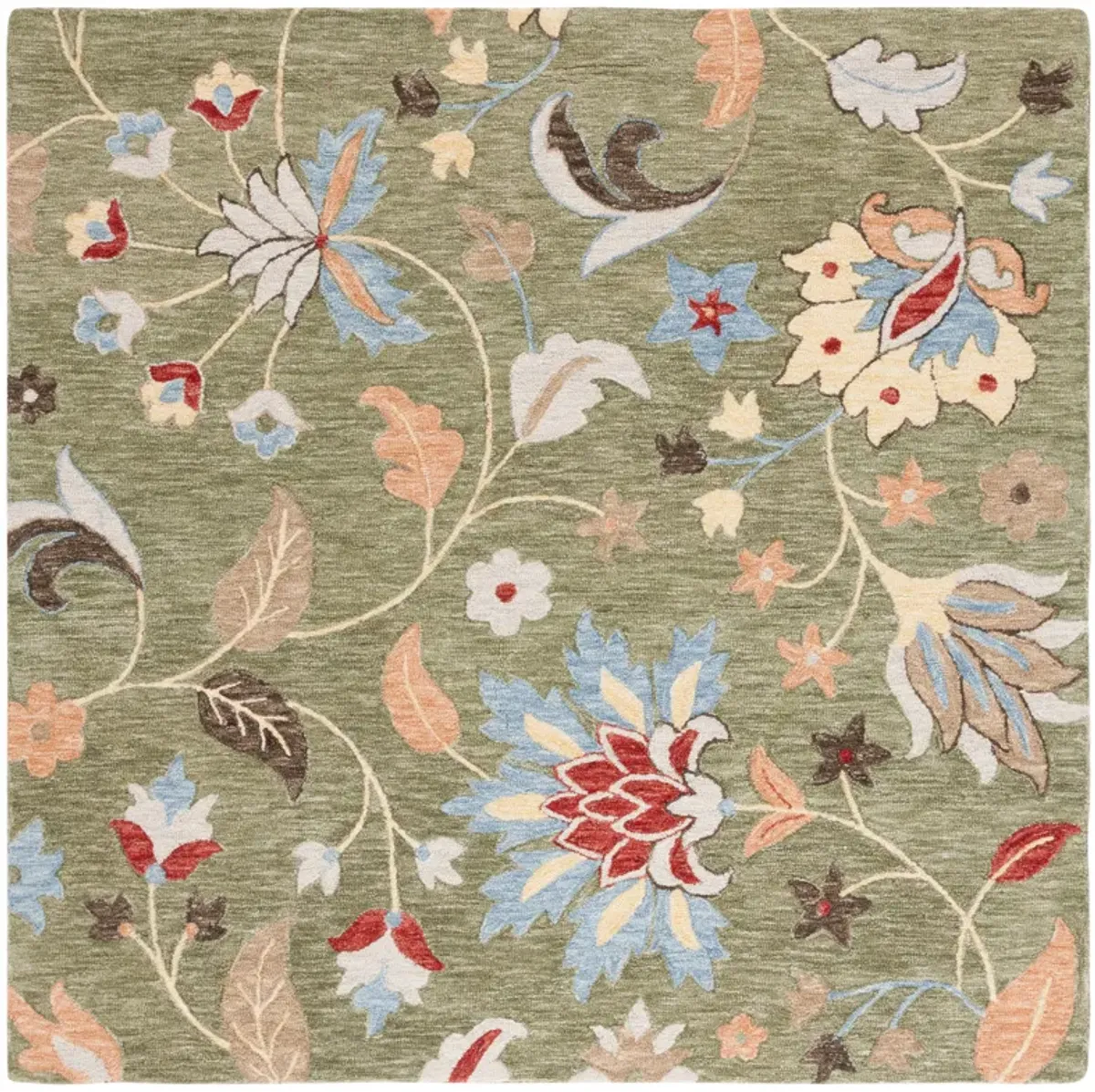 JARDIN Hand Tufted 6' x 6' Square area rug