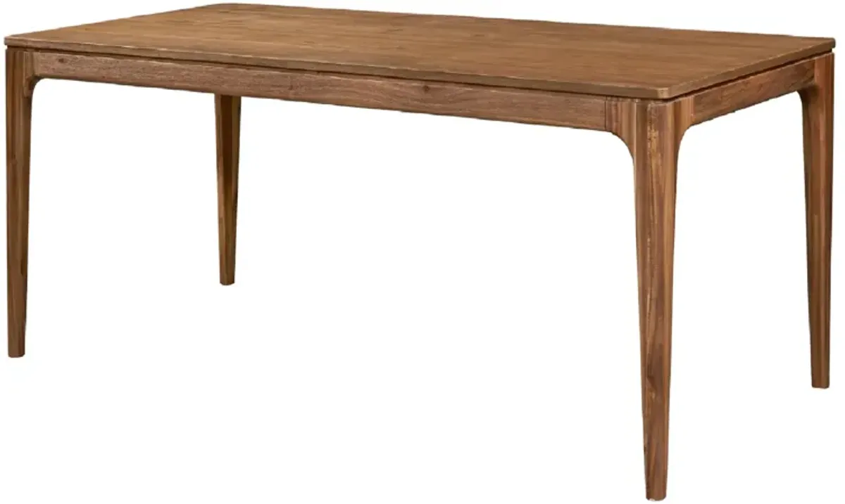 Hereford KD 79" Dining Table, Hazelnut Brown 