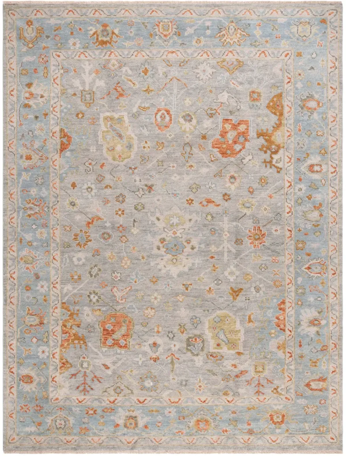 SAMARKAND Hand Knotted 6' x 9' area rug