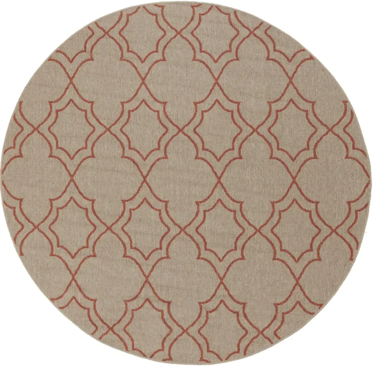 Alfresco ALF-9588 5'3" x 5'3" Machine Woven Rug