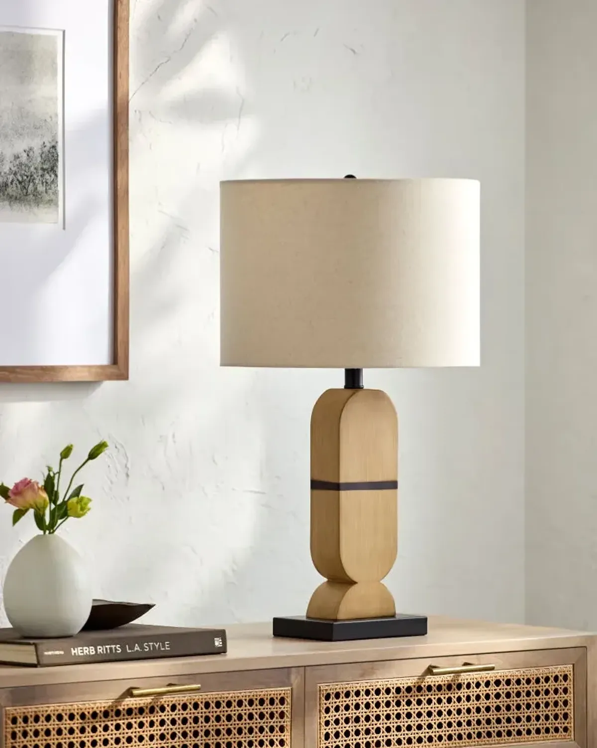 Ayapel AYP-001 26"H x 15"W x 15"D Accent Table Lamp