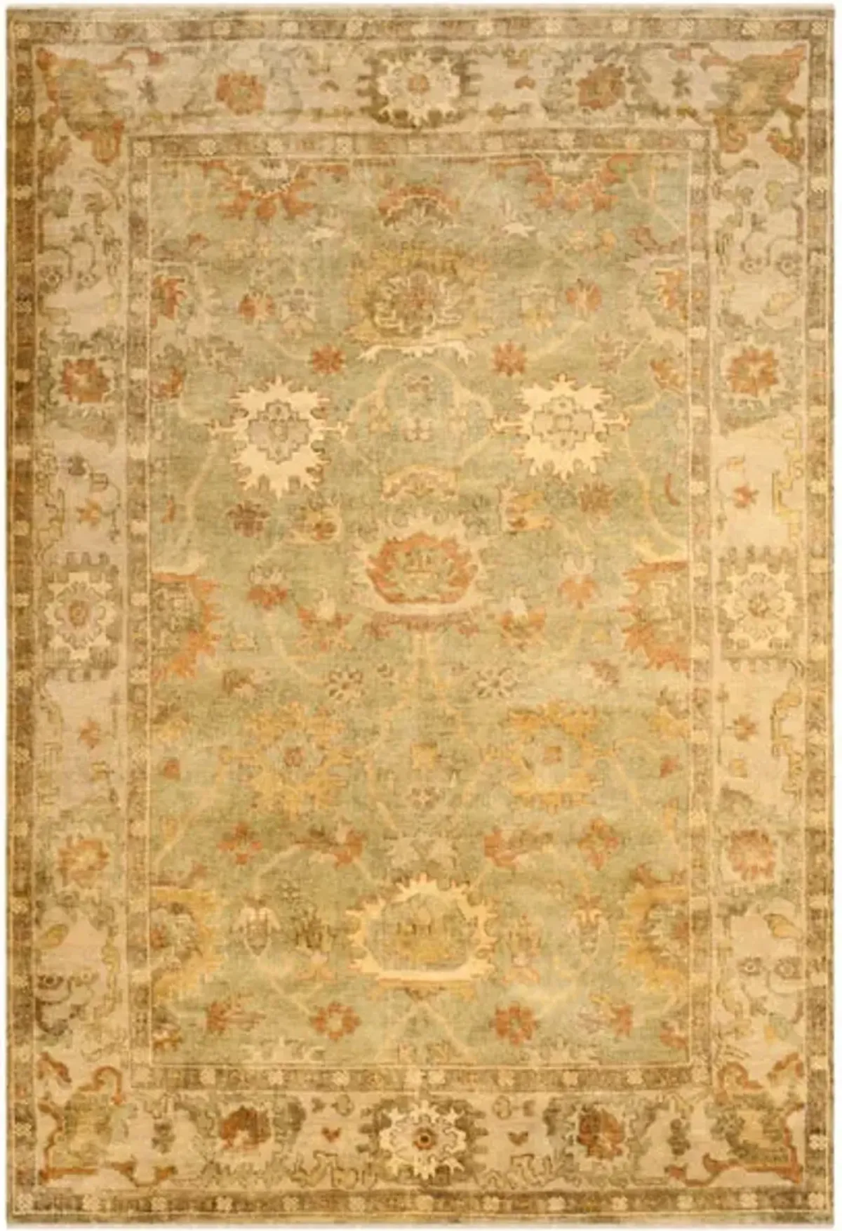 OSH115 Green 4' X 6' Small Rectangle Rug