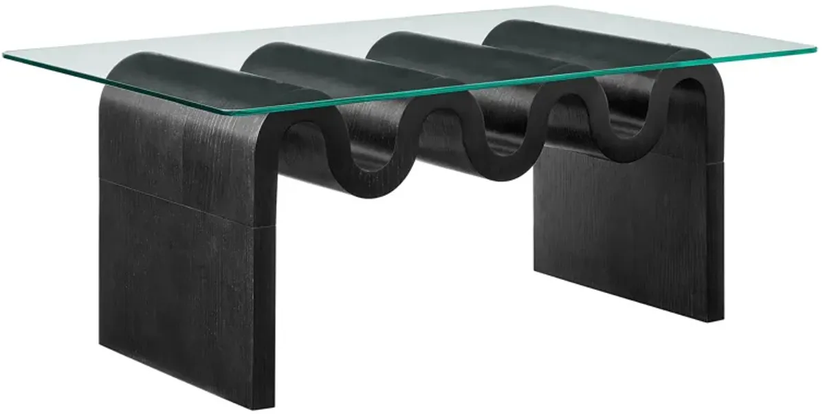 Ondine Glass Top Coffee Table by Modway