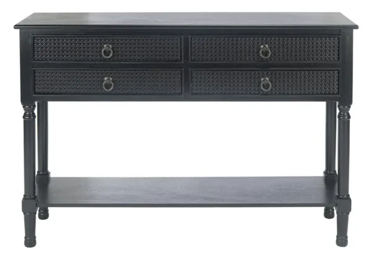 HAINES 4DRW CONSOLE TABLE